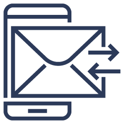 Have your e-mail on your domain name forwarded to your own e-mail address